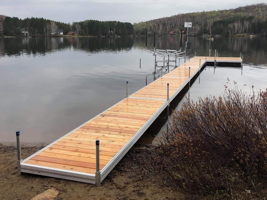 QUAI - 6' X 15' - CÈDRE JAUNE - NATUR - QB2