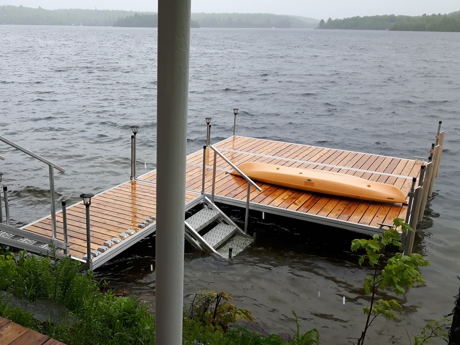 QUAI - 4' X 20' - CÈDRE JAUNE - PREMIUM - QB2